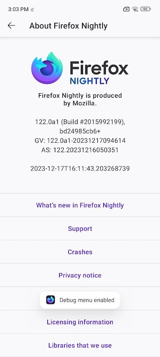 安卓 Nightly 版火狐 Firefox 浏览器新特性：文件方式安装附加组件